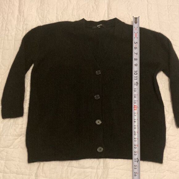 Quince Mongolian Cashmere Oversized Boyfriend Jenni Kayne Cardigan Sweater XS - Picture 6 of 8